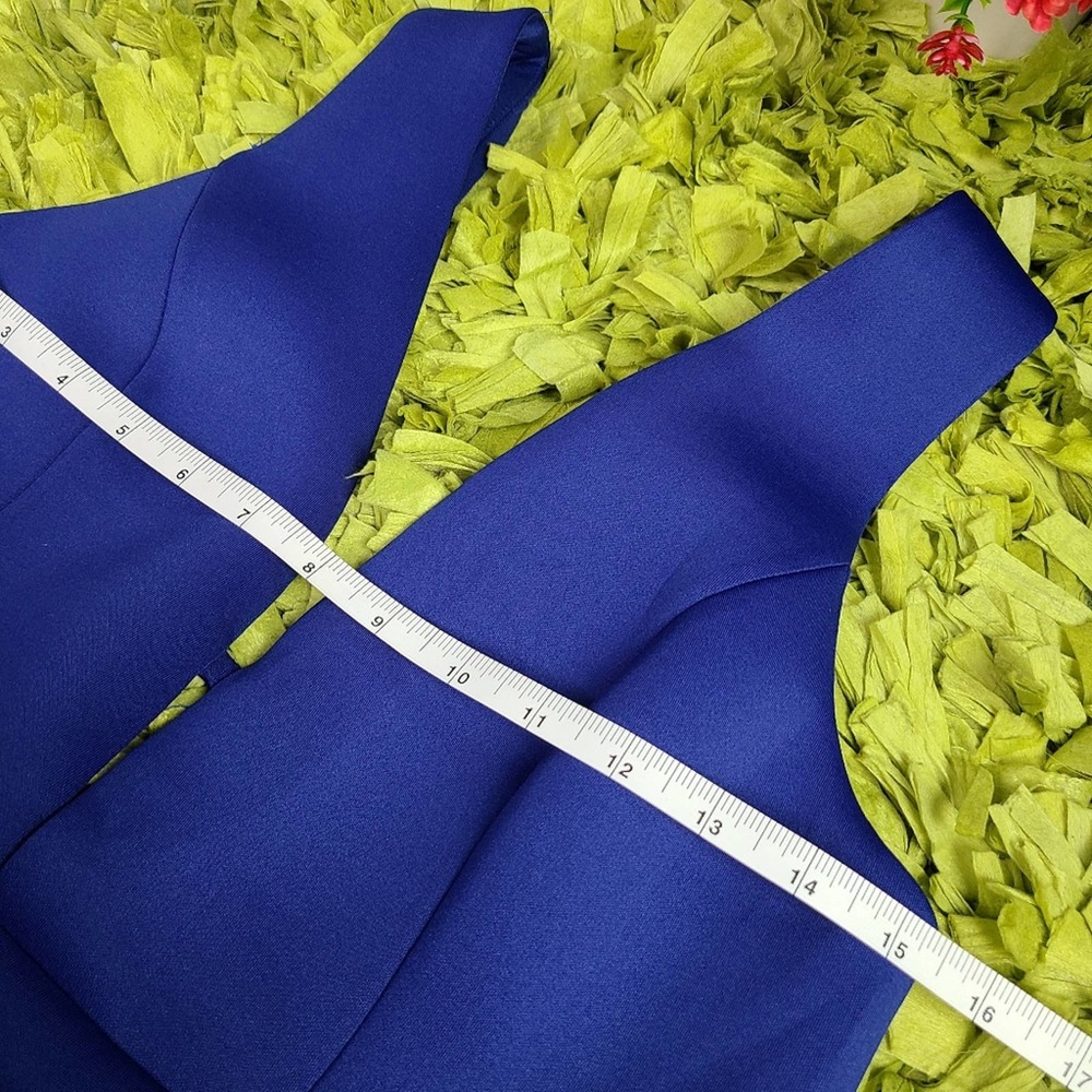 NWT | SAN JOY | DEEP V-NECK DRESS - Picture 2 of 13